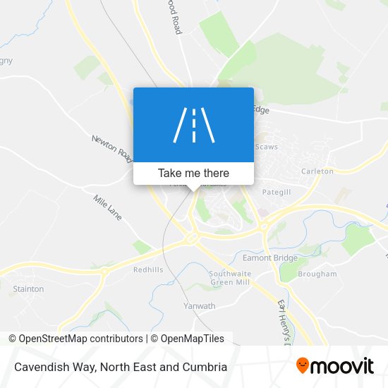 Cavendish Way map
