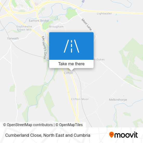 Cumberland Close map
