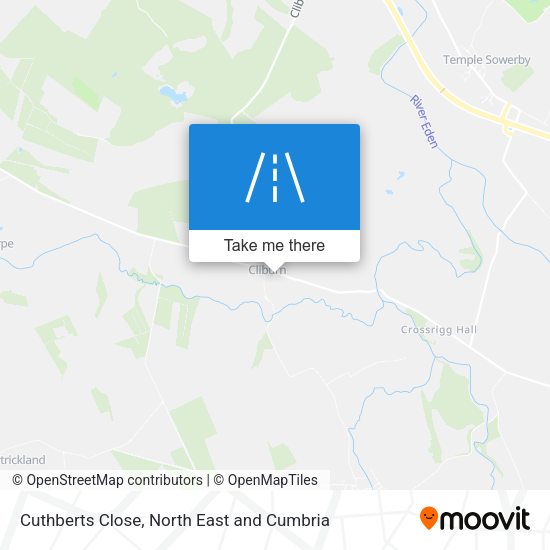 Cuthberts Close map
