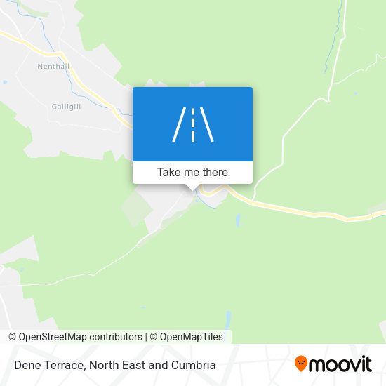 Dene Terrace map