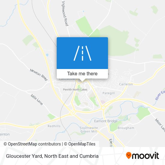 Gloucester Yard map