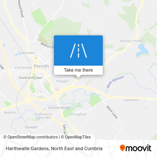 Harthwaite Gardens map