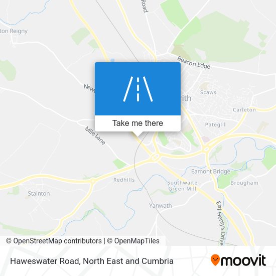 Haweswater Road map