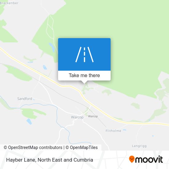 Hayber Lane map