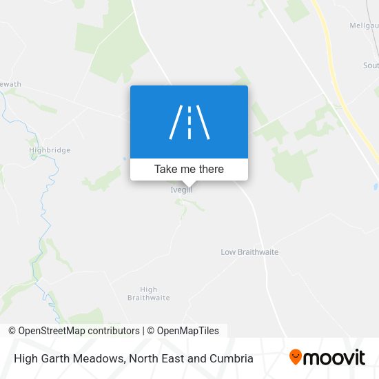 High Garth Meadows map