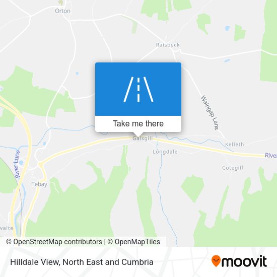 Hilldale View map