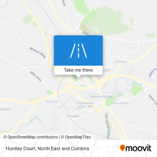 Huntley Court map