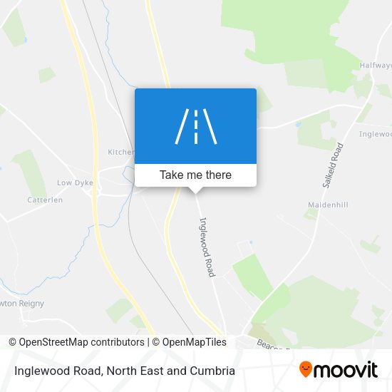 Inglewood Road map