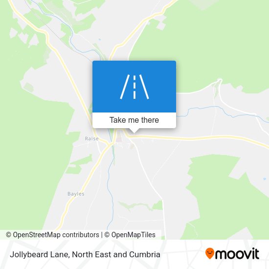 Jollybeard Lane map