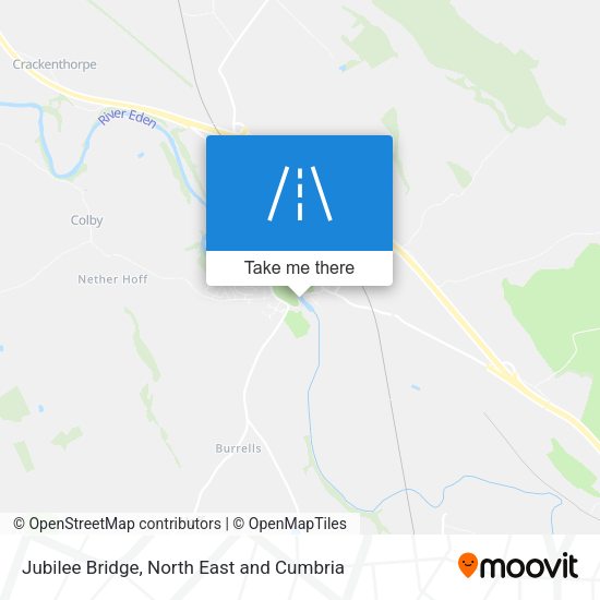 Jubilee Bridge map