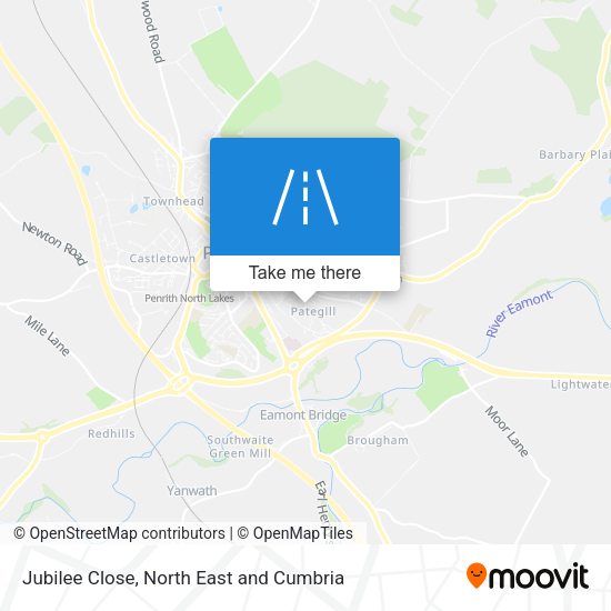 Jubilee Close map