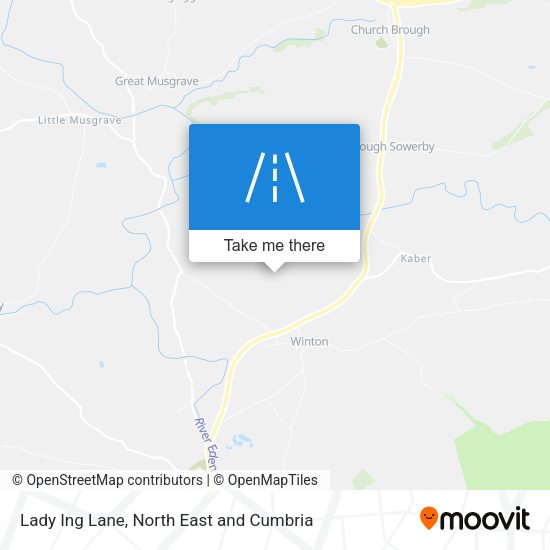 Lady Ing Lane map