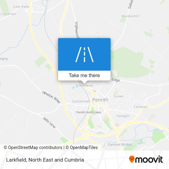 Larkfield map