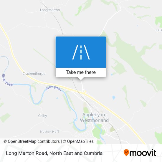 Long Marton Road map
