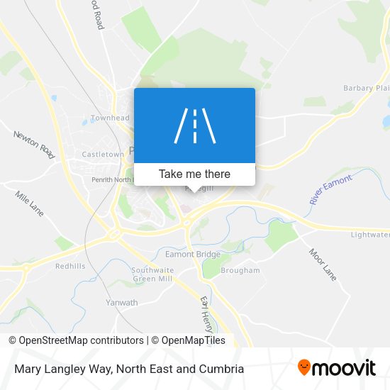 Mary Langley Way map