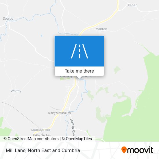 Mill Lane map