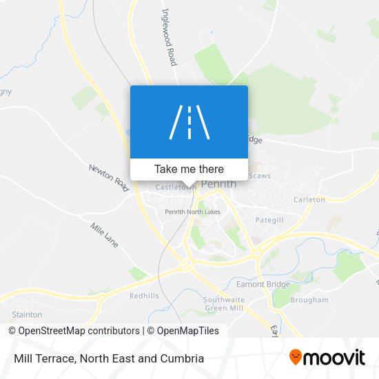 Mill Terrace map