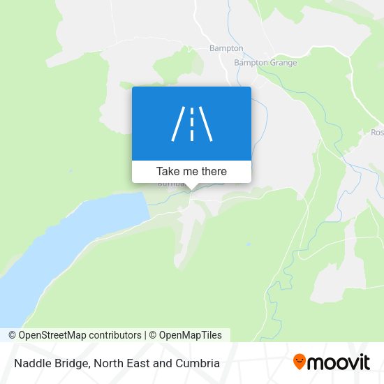 Naddle Bridge map