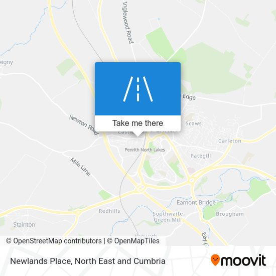Newlands Place map