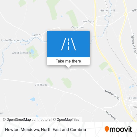 Newton Meadows map