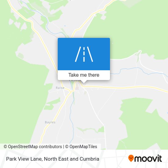 Park View Lane map