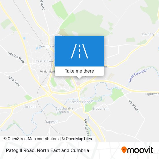 Pategill Road map