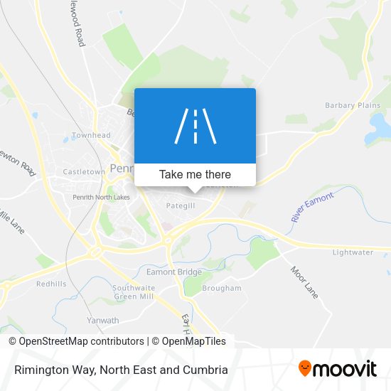Rimington Way map