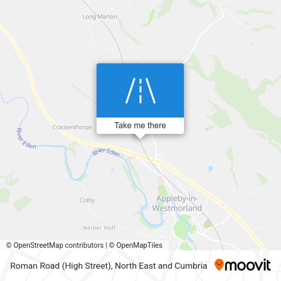 Roman Road (High Street) map
