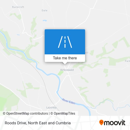 Roods Drive map