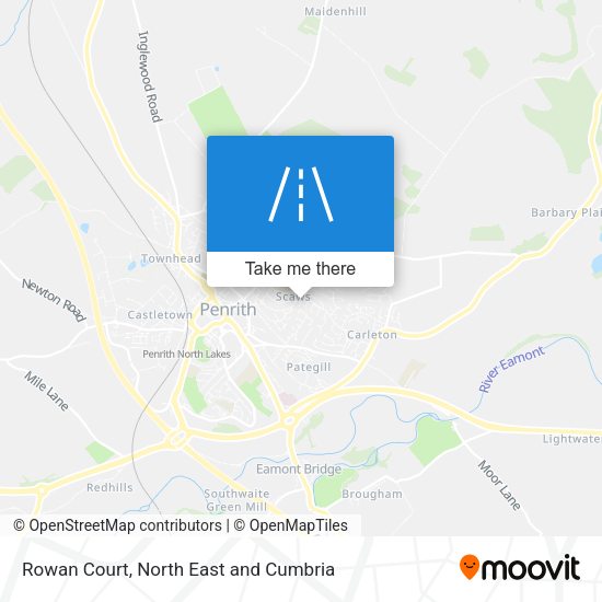 Rowan Court map
