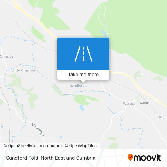 Sandford Fold map