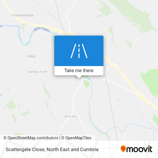 Scattergate Close map