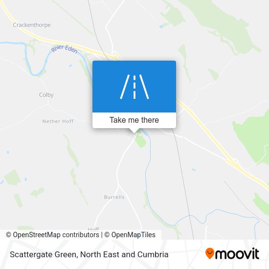 Scattergate Green map