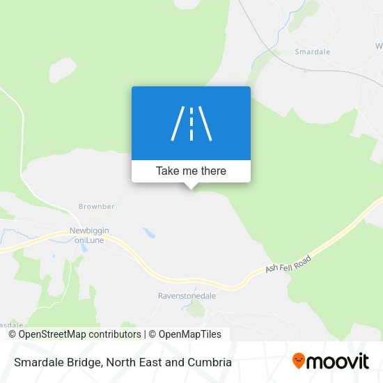 Smardale Bridge map