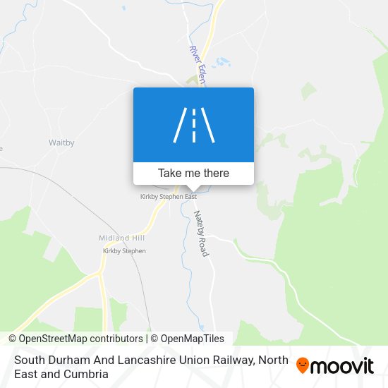 South Durham And Lancashire Union Railway map