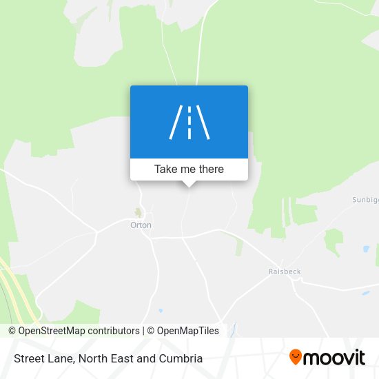 Street Lane map