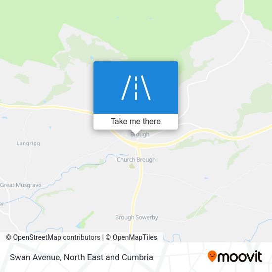 Swan Avenue map