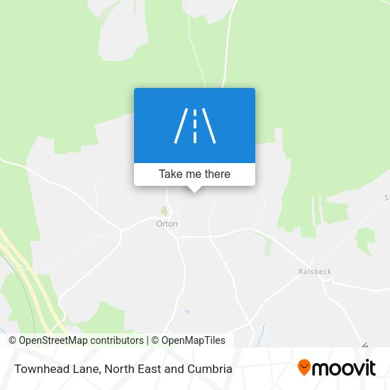 Townhead Lane map