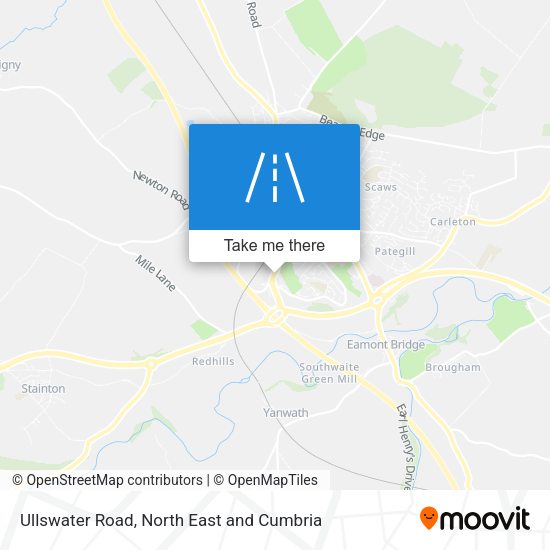Ullswater Road map