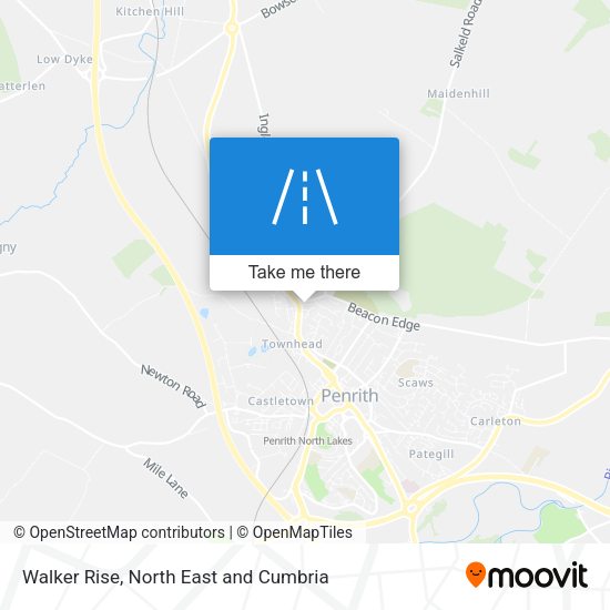 Walker Rise map