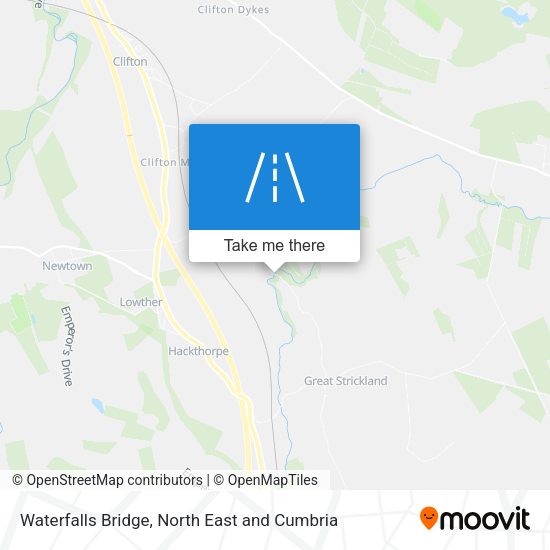 Waterfalls Bridge map