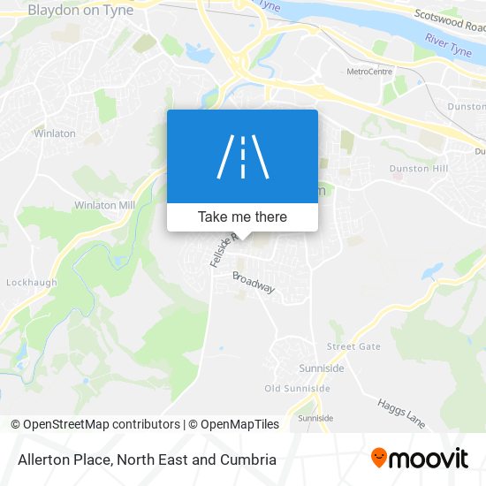 Allerton Place map