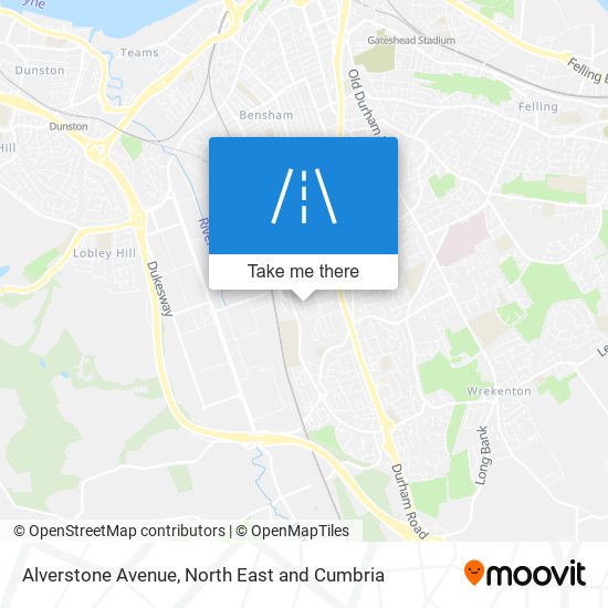 Alverstone Avenue map