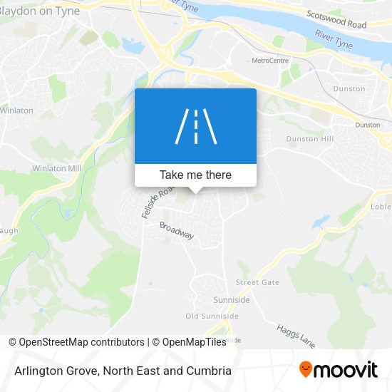 Arlington Grove map