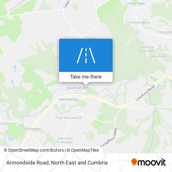 Armondside Road map