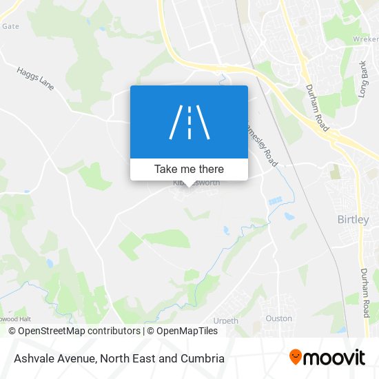 Ashvale Avenue map