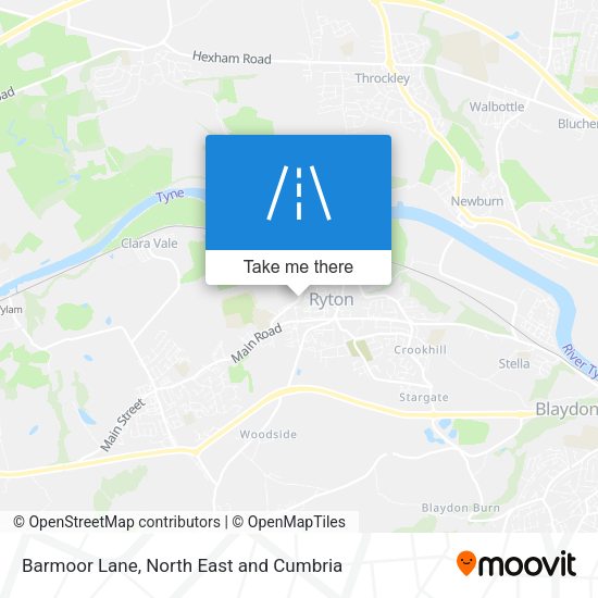 Barmoor Lane map