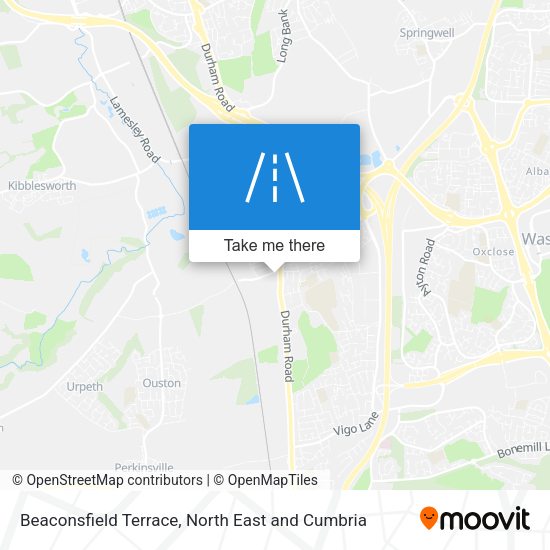 Beaconsfield Terrace map