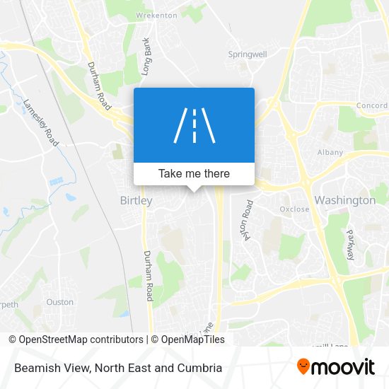 Beamish View map
