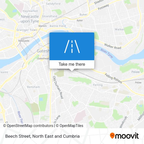 Beech Street map